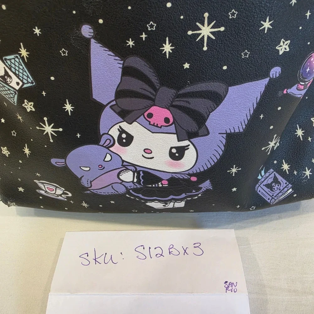 Sanrio Loungefly Kuromi Fortune Teller Celestial Star Mini Backpack Black